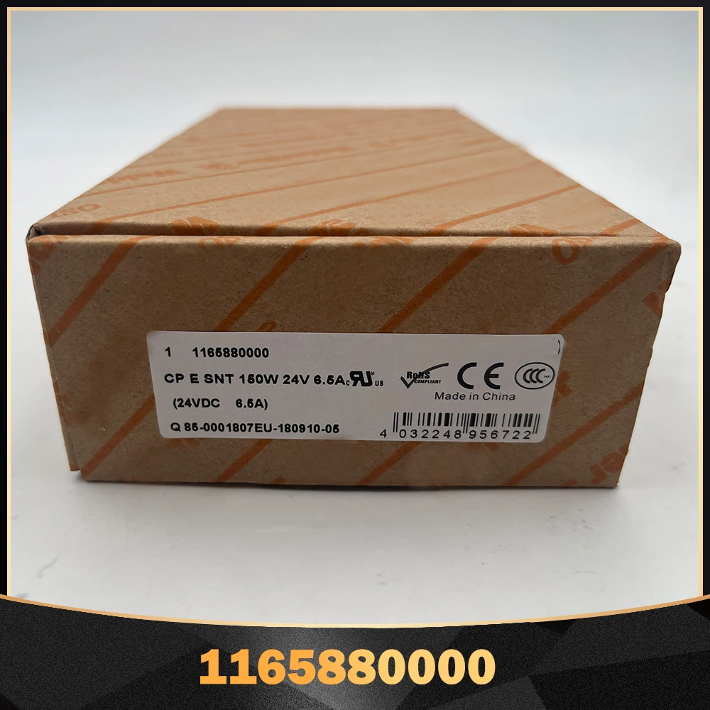 

CP E SNT 150 Вт, 24 В, 6,5 А, оригинальный импульсный источник питания Weidmüller 1165880000