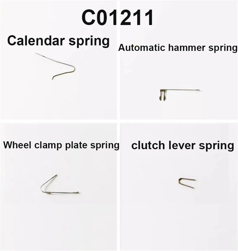 

For Swiss Original C01211 Movement Calendar Spring Automatic Hammer Wheel Clamp Spring Clutch Lever Spring Watch Accessories