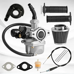 Motorcycle ATV PZ19 Lever Choke Carburetor Fuel Filter And 35mm Air Filter For 50cc 70cc 80cc 90cc 110cc 125cc ATV Scooter CRF