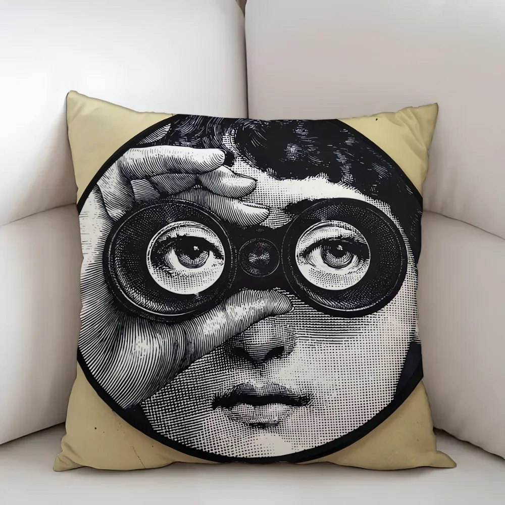 

F-FornasettiS Regali personalizzati Decorazioni per la casa Cuscini decorativi Fodere per cuscini per soggiorno Decorazione