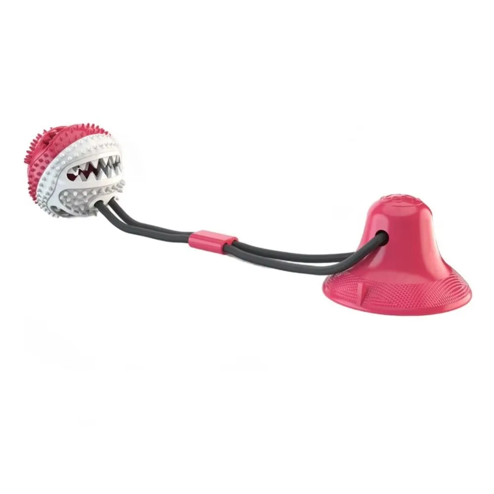 

Bite Resistant Dog Chew Toys Indestructible Wear-resistant Dog Interactive Toy Elastic Suction Cup Pet Training Toy