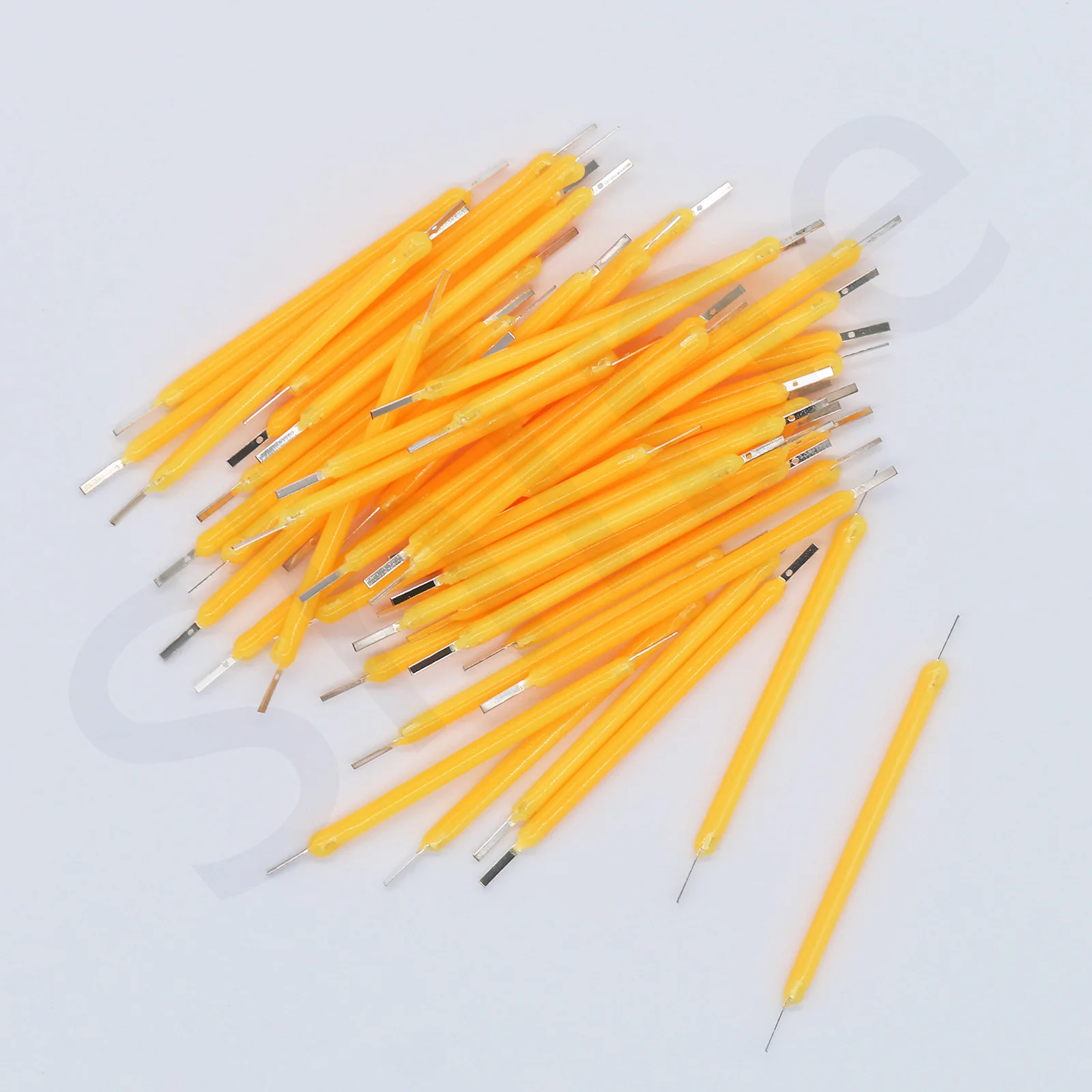 10pcs 100pcs 3V 12V 38mm COB LED Filament Edison Bulb Lamp Parts Incandescent Light Accessories Diodes for Holiday lighting DIY