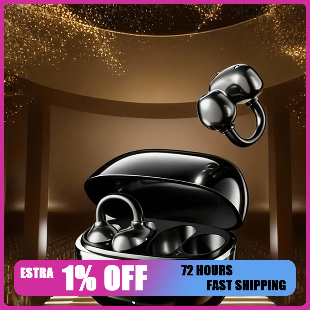 AIGO CJ179 Open-Ear Clip-On Wireless Bluetooth Earbuds with Long Battery Life for Sports For Gifts