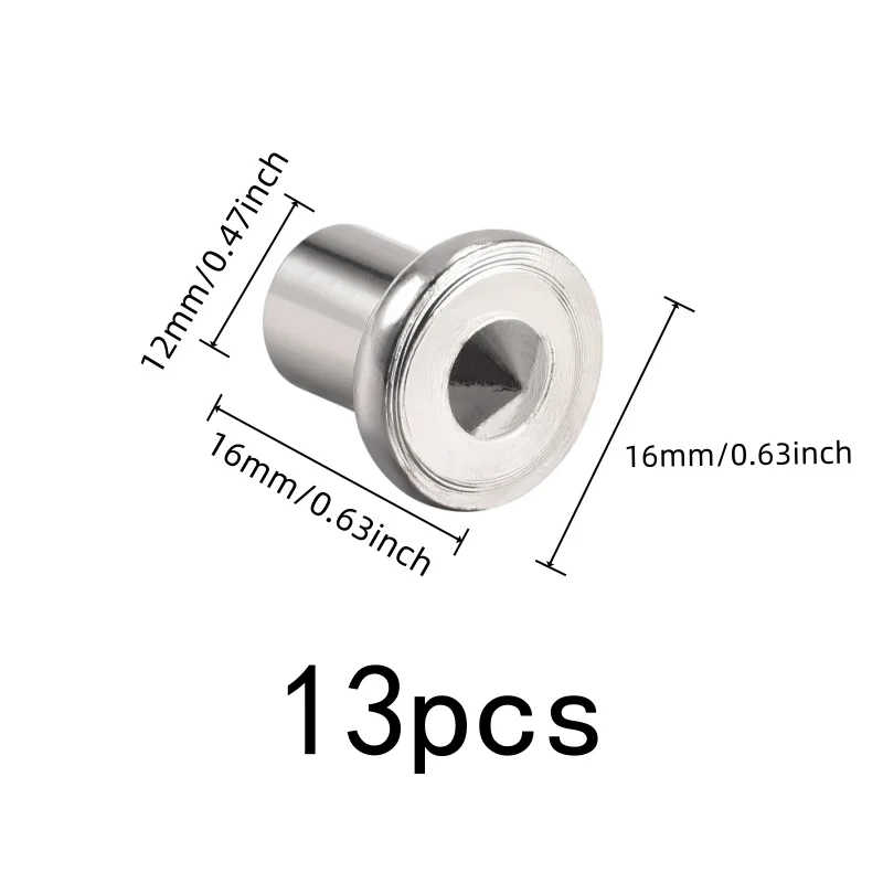 Precision Center Point 12mm Dowel Center Pins, 13 pcs, Furniture Assembly, Multipurpose, Versatile, Practical