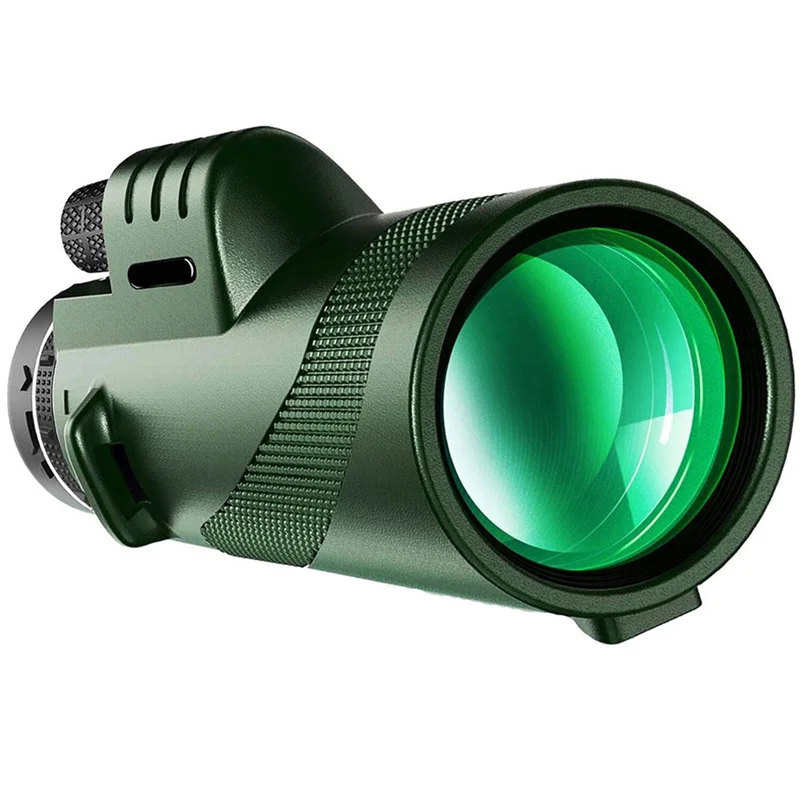 Lente objetiva monocular 80X100 HD binóculos fotográficos de celular conectáveis de alta ampliação