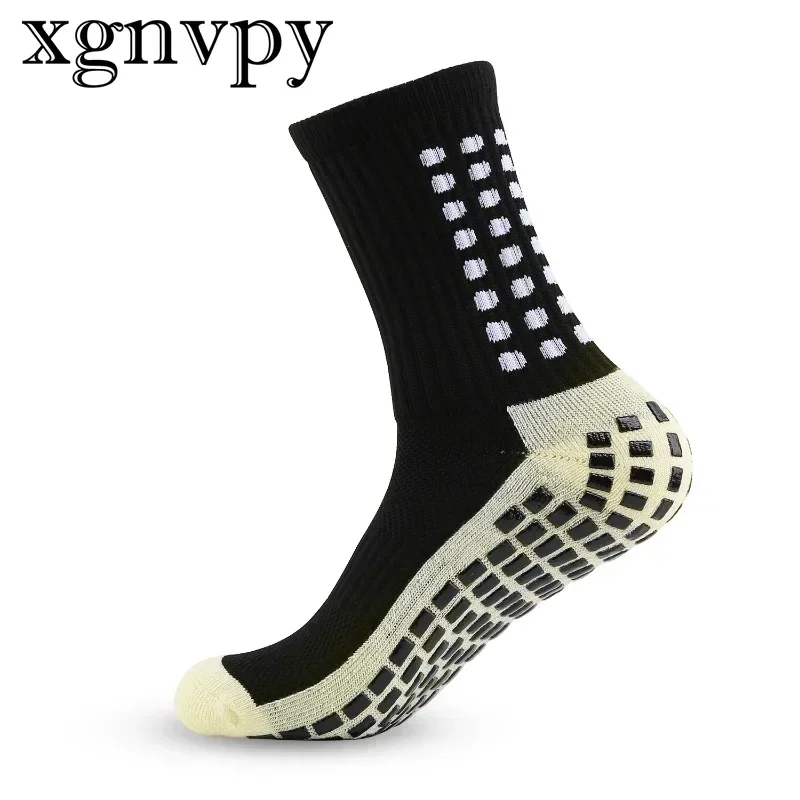 xgnvpy Yoga sports socks in the cylinder non-slip new adult sports dispensing socks breathable and elastic