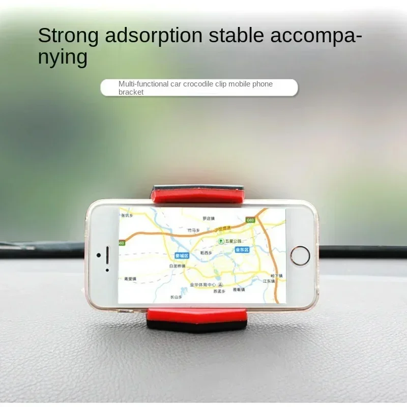 Suporte universal para celular para carro, suporte ajustável com clipe de jacaré para celular de 4 a 6,8 polegadas, acessórios para telefone