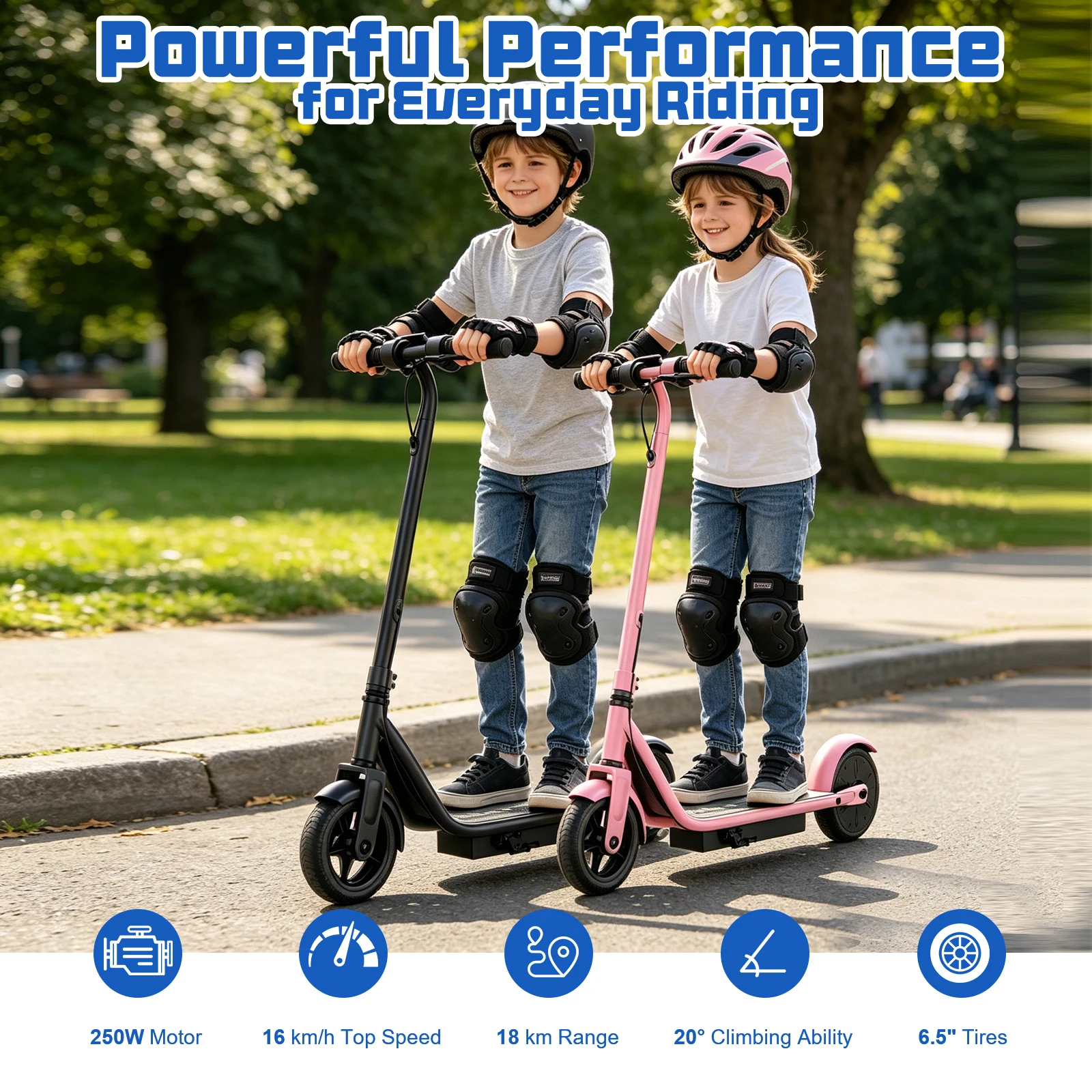 JUICEASE Kid65 Kinder-Elektro-Scooter mit Smart-App-Steuerung, faltbarer Mini-E-Scooter mit 6,5-Zoll-Reifen, 36V5.2Ah Lithium-Batterie, lange Reichweite, sicheres Fahrvergnügen, Scooter-Geschenk für Jungen und Mädchen. – Detail 13