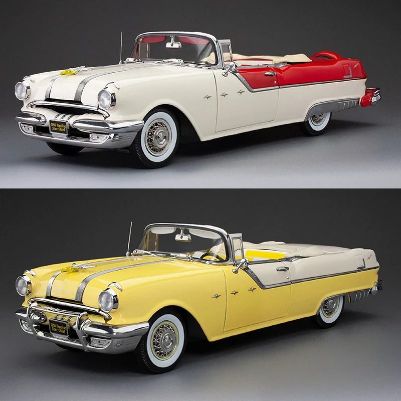 

SunStar масштаб 1/18, 1963, классический автомобиль Pontiac, имитация сплава, модель автомобиля, статическая коллекционная игрушка, подарок, сувенирное украшение