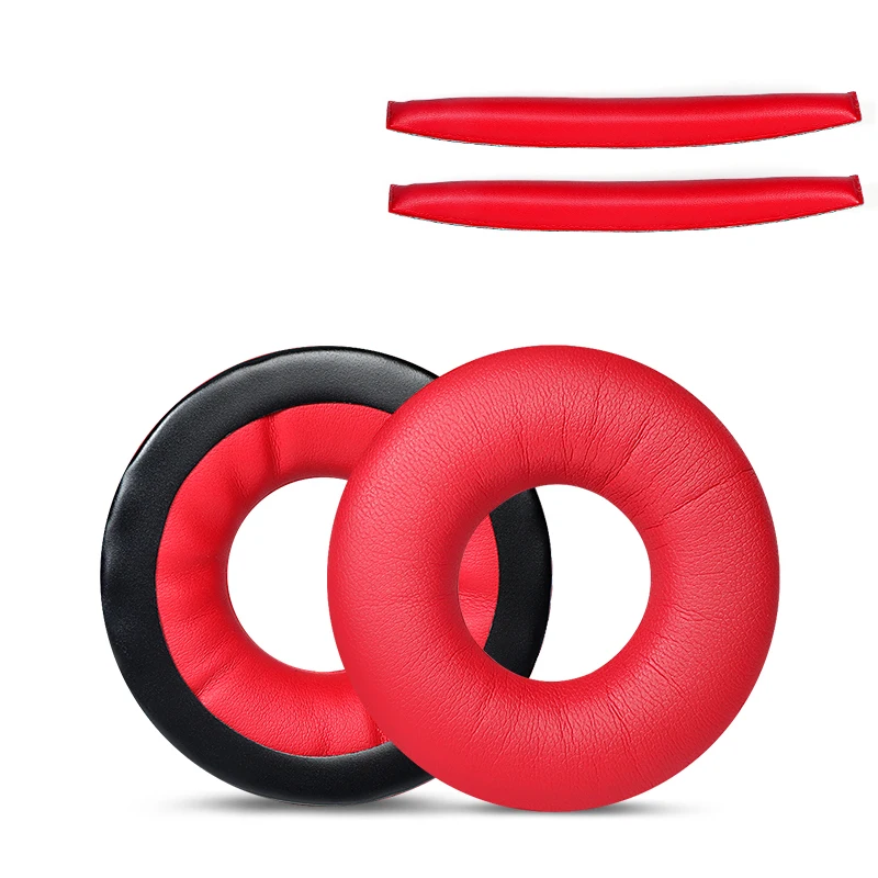 เปลี่ยน Top Headband Bantal Alas & Ear ฟองน้ำหุ้มสำหรับ Sennheiser HD25-1 II HD25 HD25SP 25SP-II ชุดหูฟัง