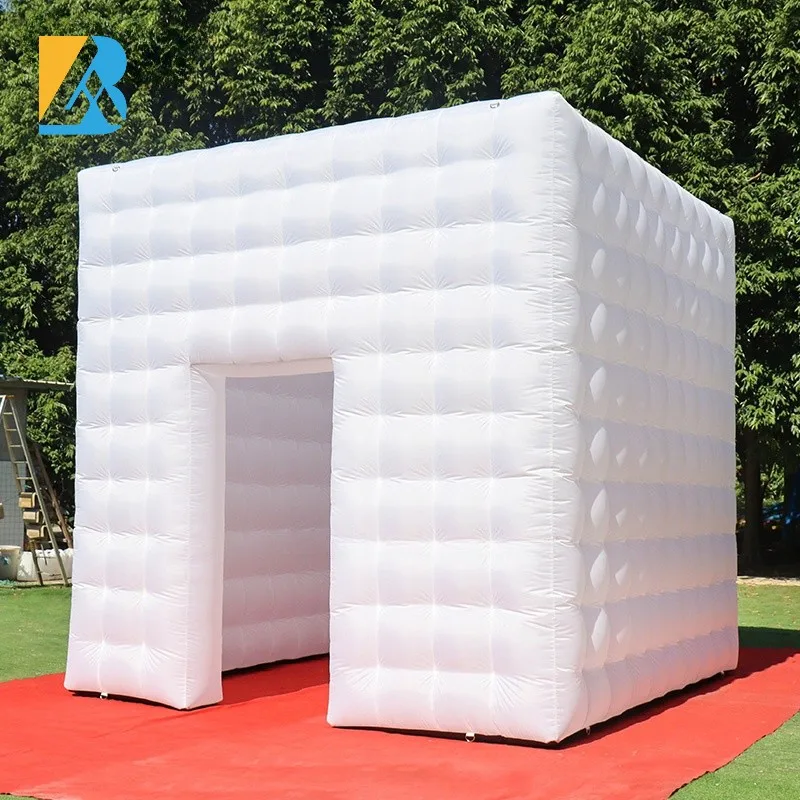 Customized 4X4X4 Meters White Large Inflatable Cube Tent for Event Space Toys