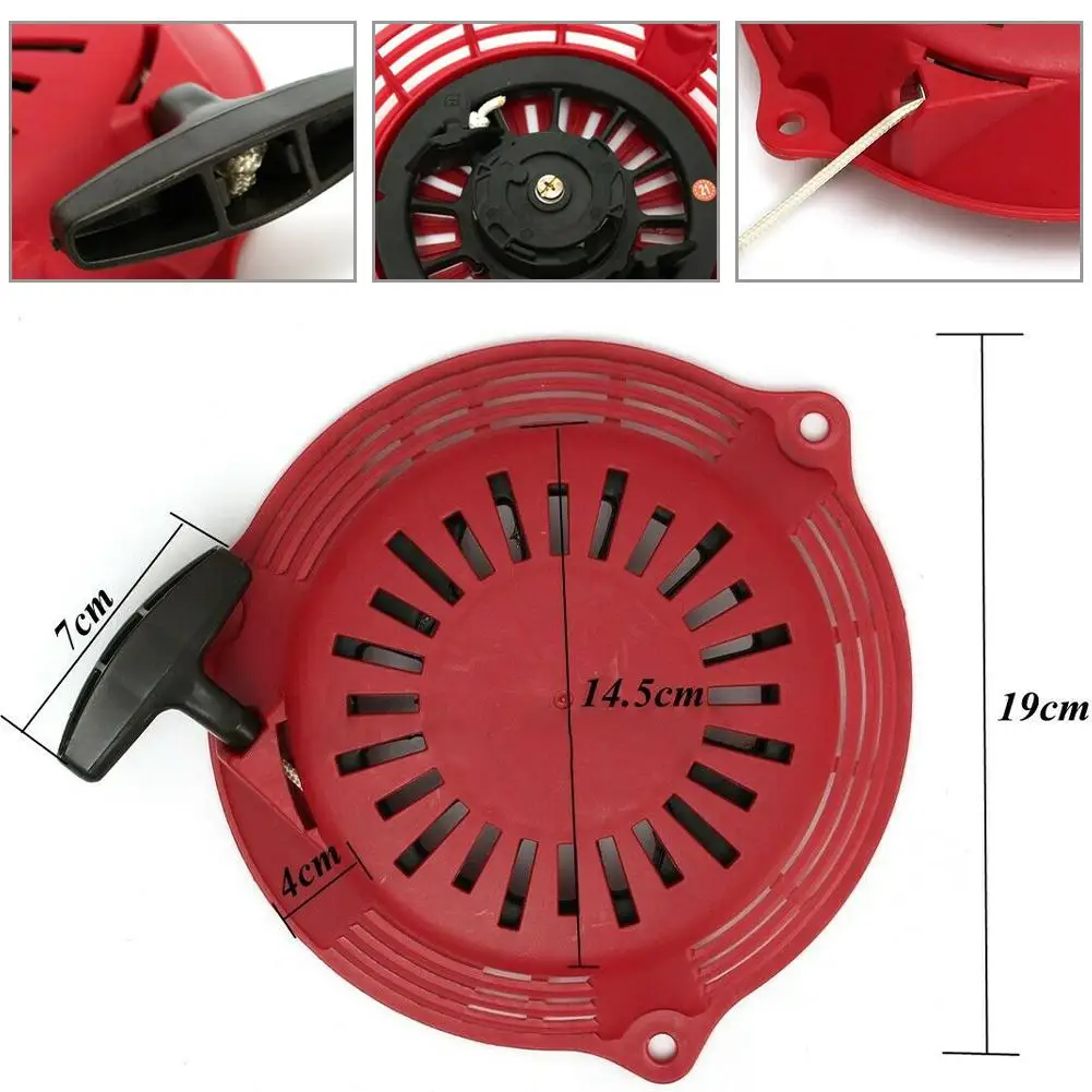 

1pcs Pull Start Recoil Starter For GCV160 GCV135 GCV130 EN2000 HRU19R Mower Lawn Mowers Accessories For Honda