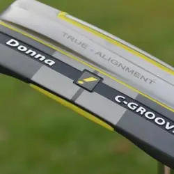 Yes donna C-GROOVE Golf putter 33/34/35インチヘッドカバー付きゴルフクラブ