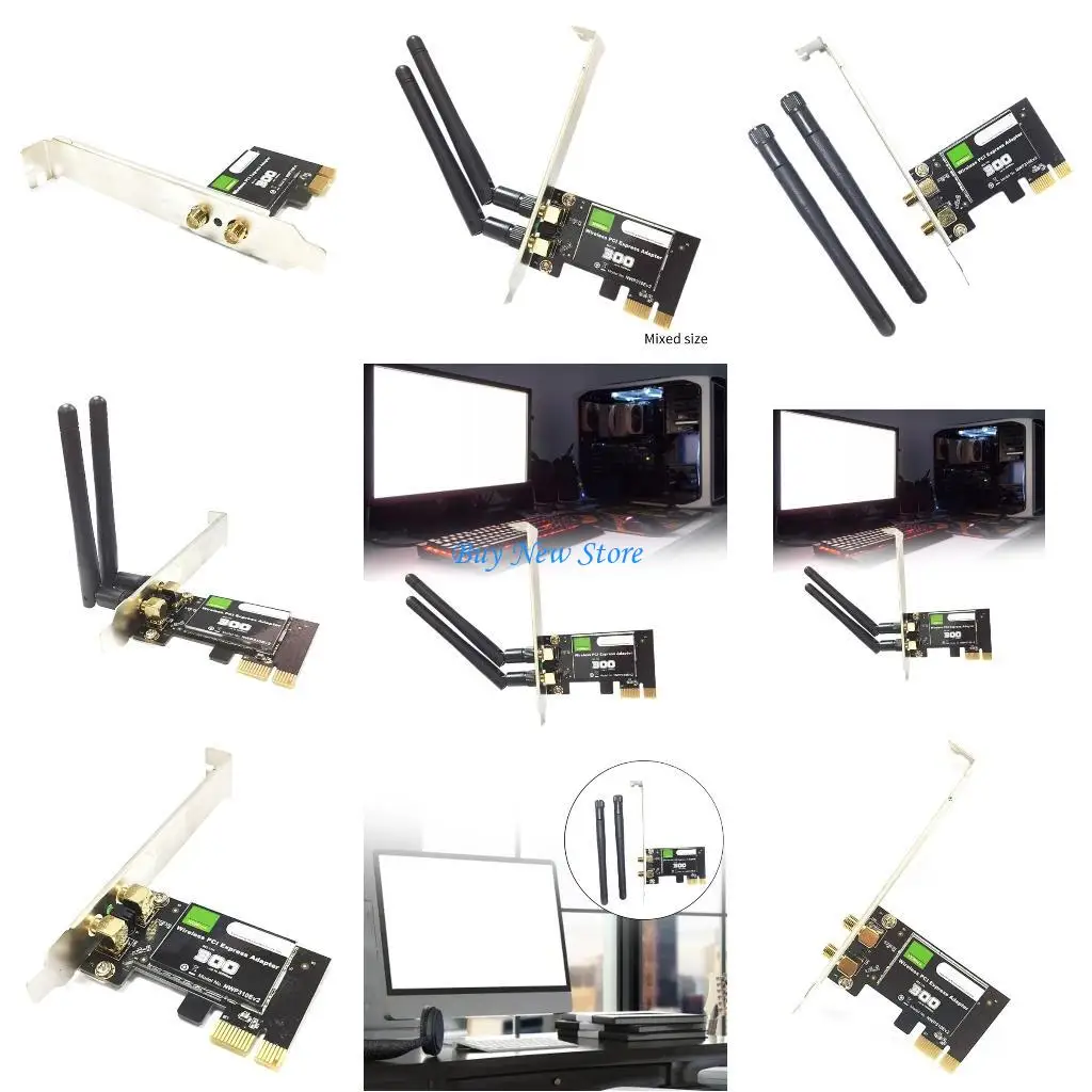 

20CE PCIE Wifi Networking Card RTL8192EE Wirelessly Adapter 2.4Ghz Wifi Receiver