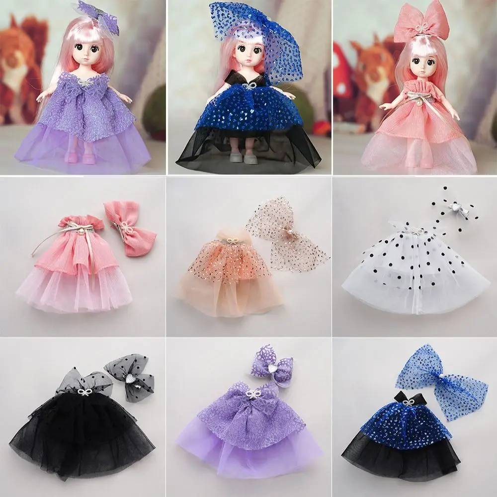 8 Styles Ob11 Doll Clothes Accessories Suit Lace Animal Doll Outfit 16~17cm Doll Dresses