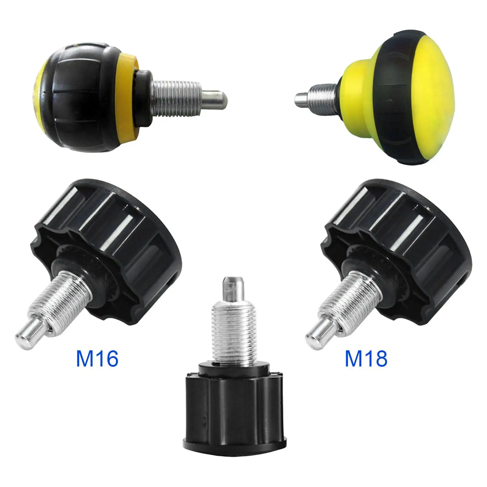 Fitness Bike Pull Pin Spring Knob Durable ABS Iron Quick Install Replacement for Indoor Exercise Machines