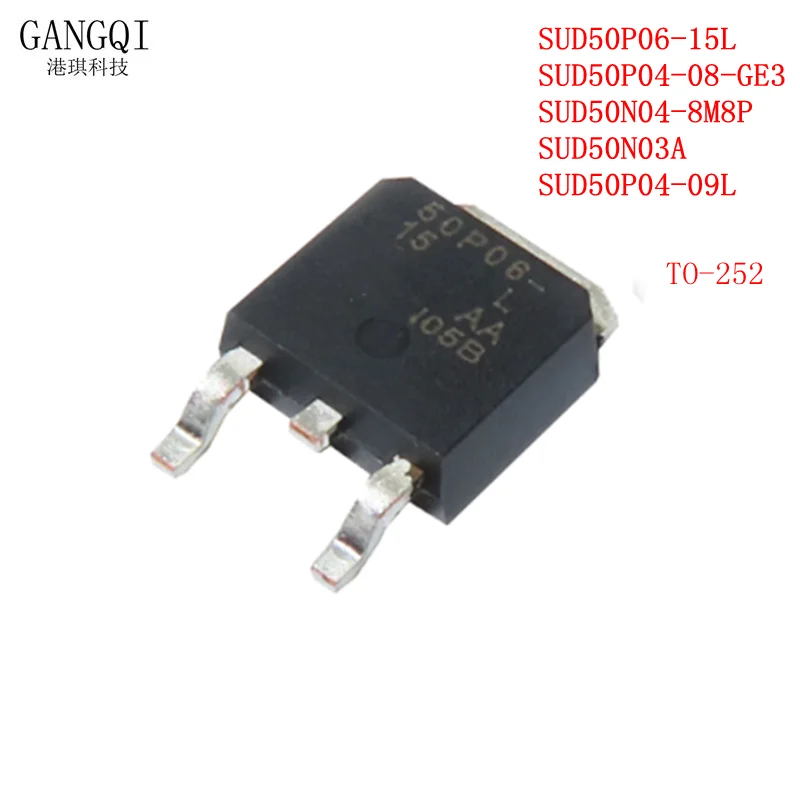 5PCS SUD50P06-15L SUD50P04-08-GE3 SUD50N04-8M8P SUD50N03A SUD50P04-09L TO-252 New IC In Stock