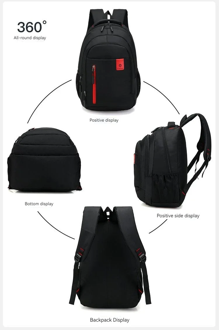 Backpacks Oxford Waterproof Rucksack Business Computer Casual Travel Backpack Senior High School Colleage Student Schoolbag