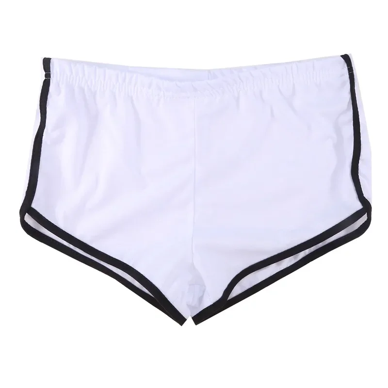 Sexy sólido shorts para mulheres esportes mini curto shorts casuais para senhoras fino ajuste meados de cintura elástica calças femininas 2024 novo