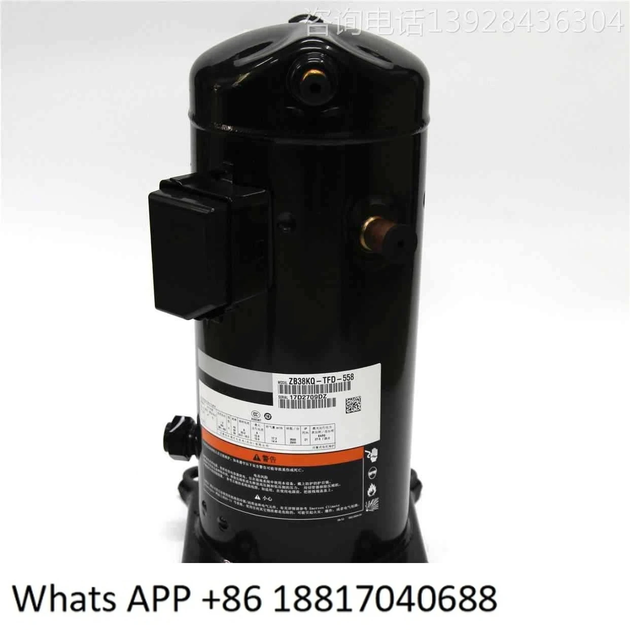 Compressor zb38kq-tfd-558/zb38kq-tfd-559/low temperature compressor