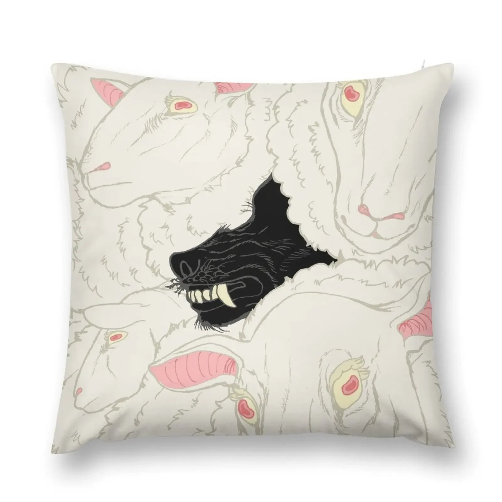 Misfit Inktober 2019 – by purkissaART Throw Pillow anime girl Sofa Covers For Living Room pillow