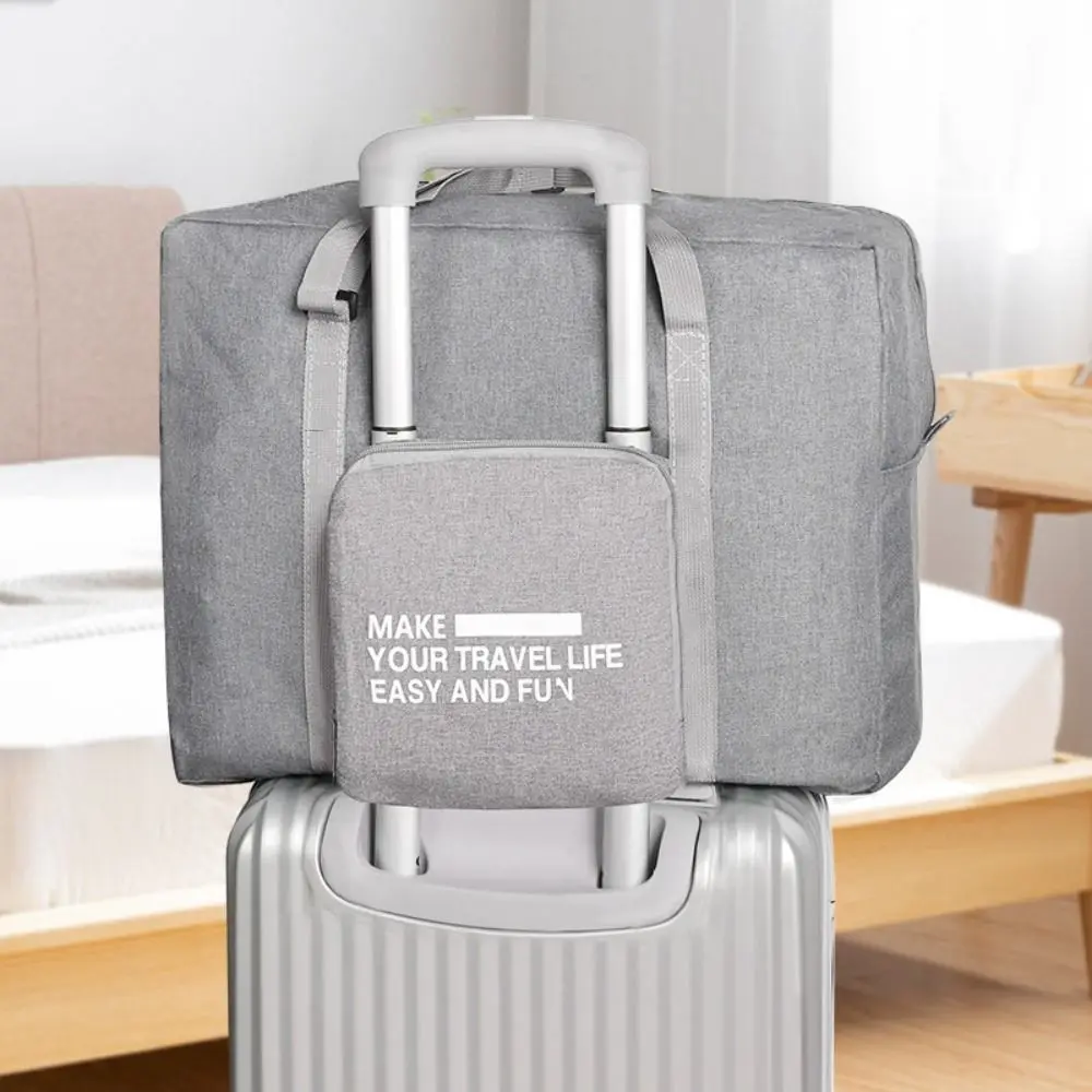 

Foldable Clothing Organizing Bag Large Capacity Waterproof Travel Duffel Bag Fitness Handbag Oxford Cloth Travel Luggage Bag