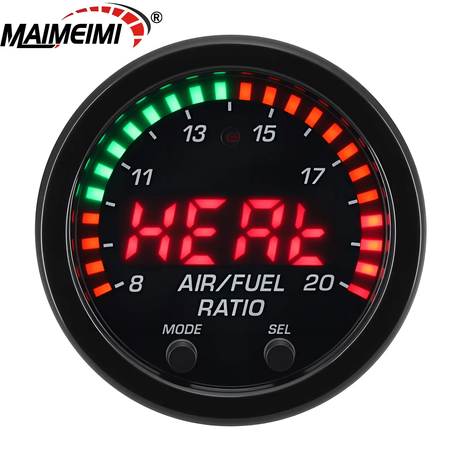 ﻿ Car Air Fuel Ratio Gauge 30-0300 Auto O2 Air Fuel Ratio Gauge With Oxygen Sensor Controller Gauge