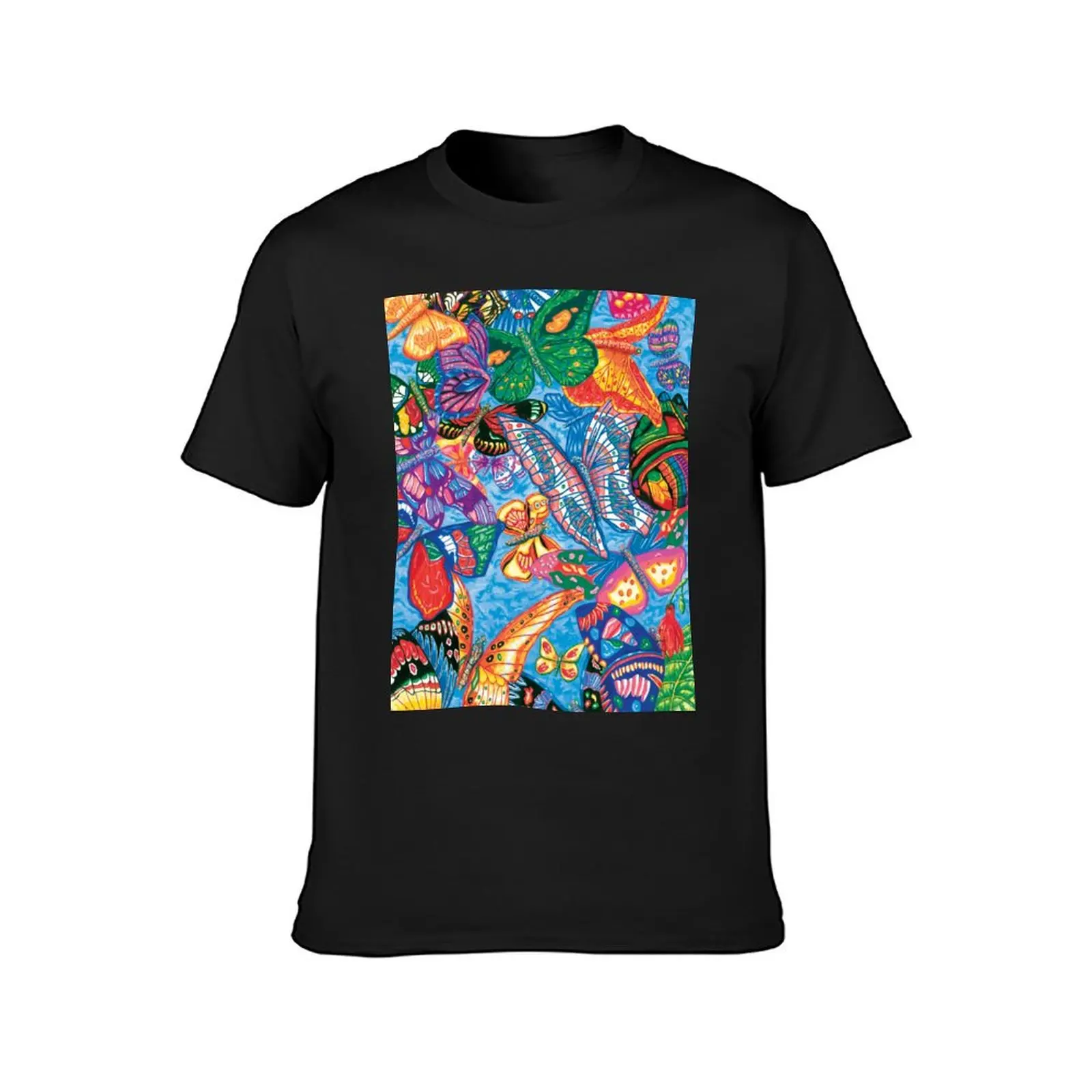 Butterfly Mosaic T-Shirt customizeds summer top t shirts men