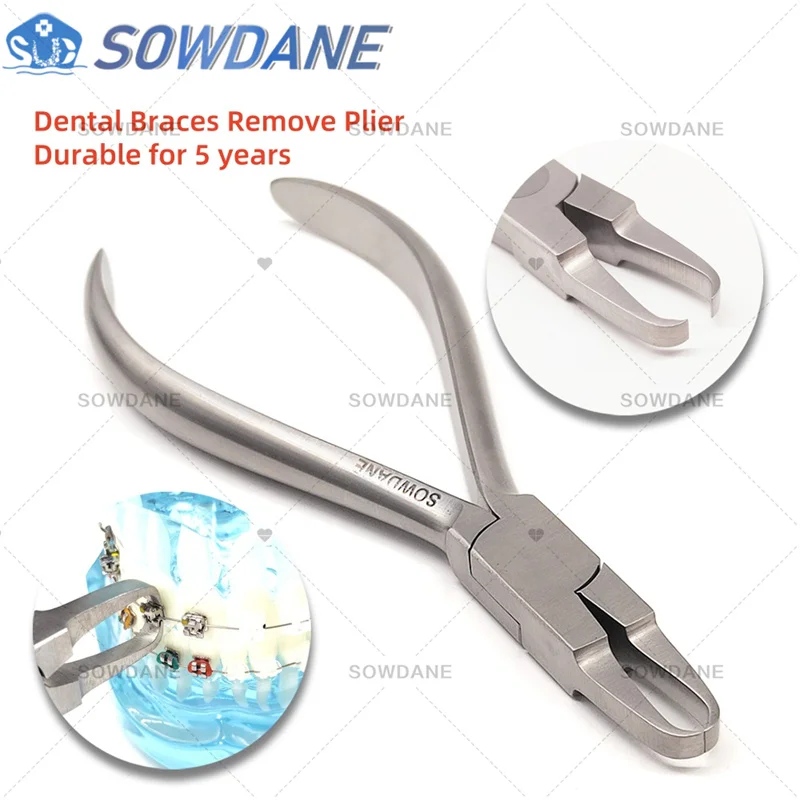 Dental Orthodontic Brackets Remove Removing Plier Dental Ortho Brace Bracket Remover Forcep Straight tip Dentist Instrument Tool