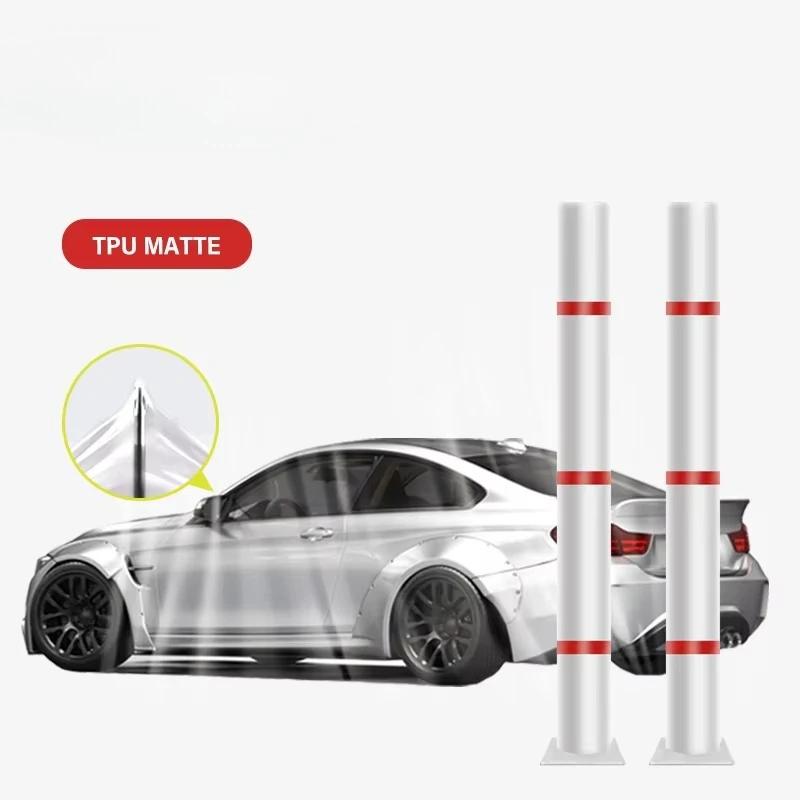 Aishide Car Invisible Car Cover Repair Paint Scratch Resistant Interior 7.5 Mil Transparent Matte TPU Car Protective Film