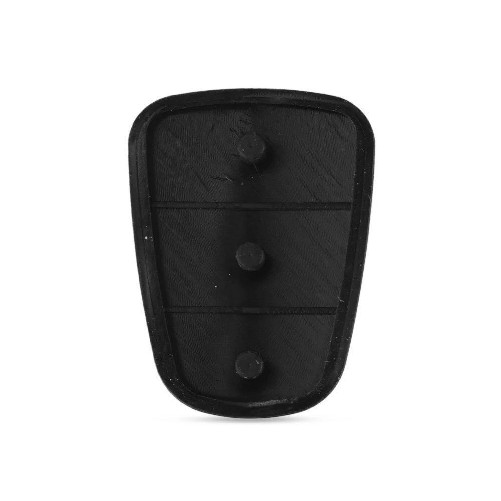 KEYYOU Key Fob Case Rubber Pad For Hyundai IX35 I30 Tucson l10 l20 l30 Kia Rio Accent K2 K5 Rio Sportage Flip Key 3 Buttons