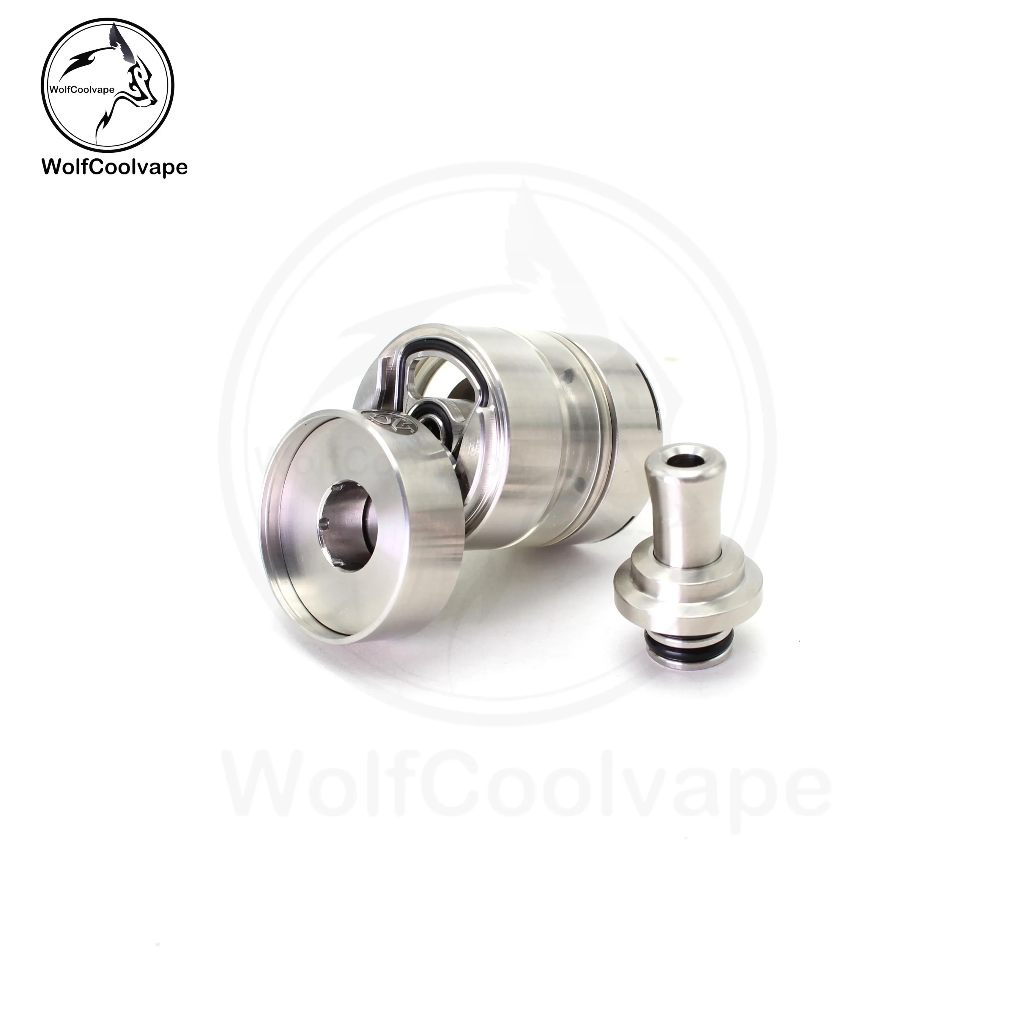 Wolfcoolvape Kayfun X Mini Style MTL RTA 3.2 مل رذاذ خزان قابل لإعادة البناء 23 مم خزان Vape لتعديلات رئة الرئة