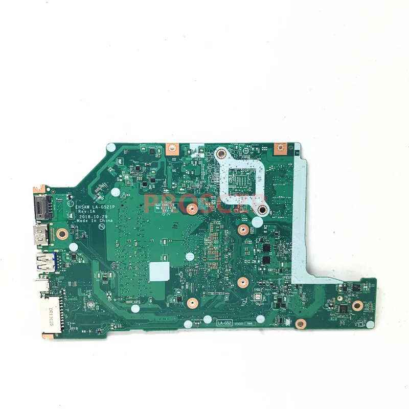 EH5AW LA-G521P Mainboard For Acer Aspire A515-52 A515-52G Laptop Motherboard NBH1611002 With SREJQ I5-8265U CPU 100%Working Well