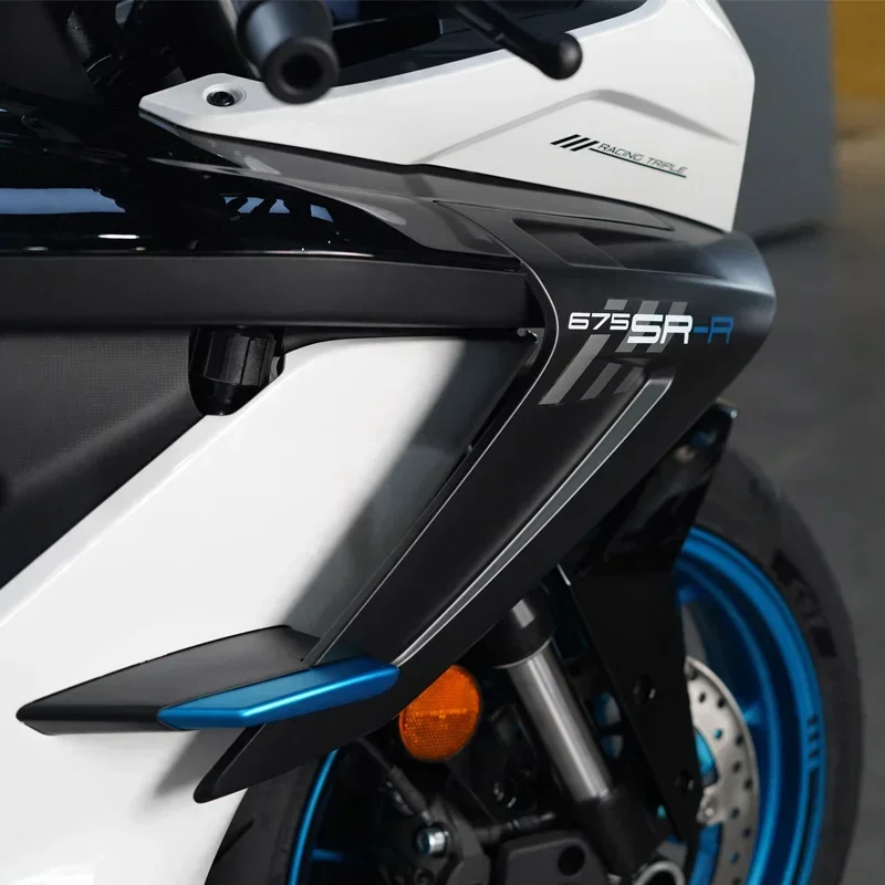 For CFMOTO 675SR 675SRR 675SR-R 675SS Motorcycle Original Body Fixing Wing CF650-10 Side Flow Hood Spoiler Shell