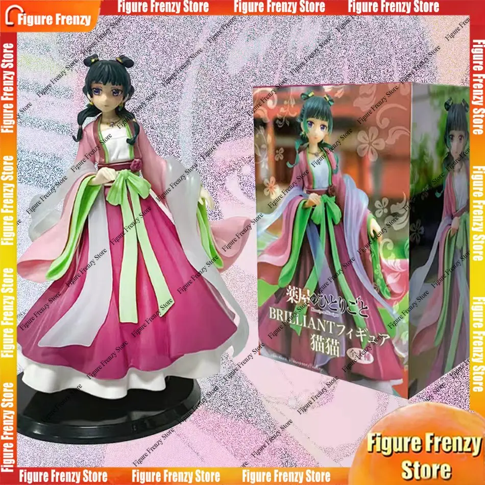 

18 CM En stock para The Apothecary Diaries Hermosa chica Maomao Figura de anime, modelo de juguete coleccionable, regalo sorpr
