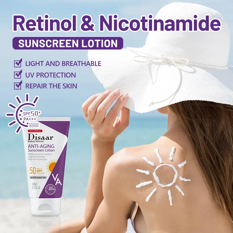 

80g Whitening and Sunscreen Body Cream with Retinol and Niacinamide Skin Care SPF50