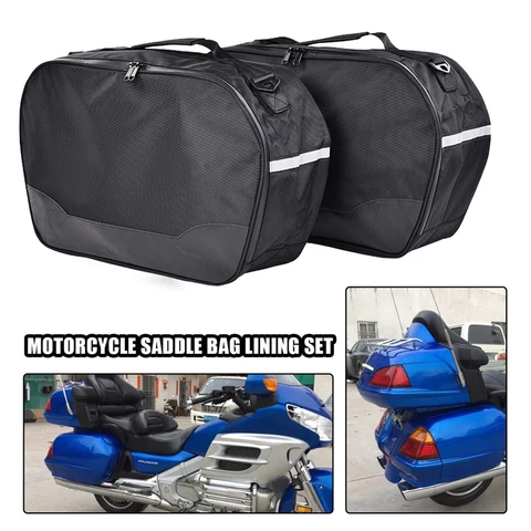 Водонепроницаемая Кожаная И Нейлоновая Сумка-кофр Для Мотоцикла Honda Goldwing GL 1800 2012-2017, Унисекс, Классический Стиль