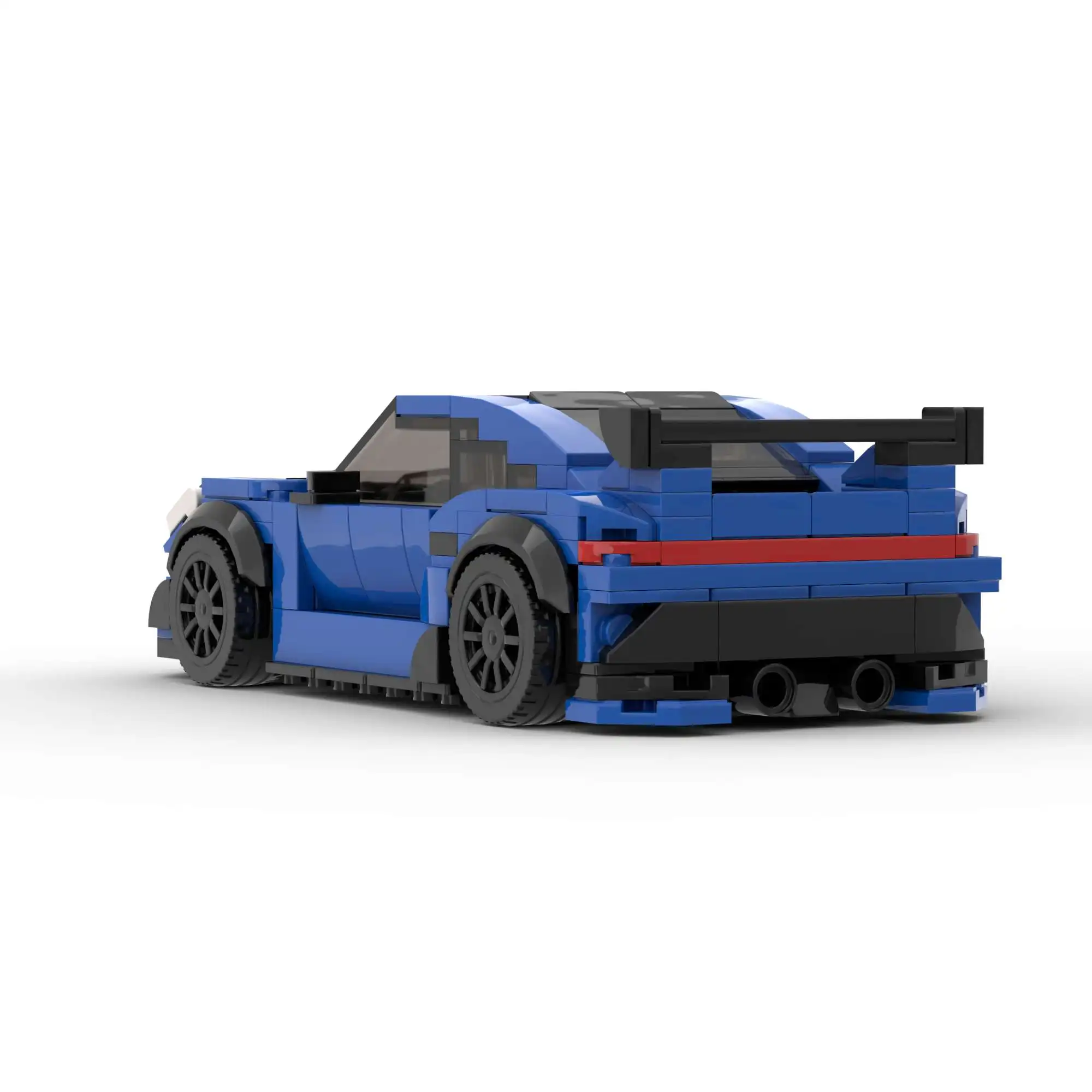 Speelgoedraceauto Moc Model Puzzelblokmontage Voor Kinderen