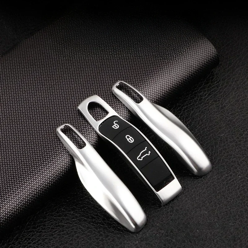 for Porsche Panamera Spyder Carrera Macan Boxster Cayman Cayenne 911 970 981 991 Car Smart Remote Key Case Fob Covers Set Shell