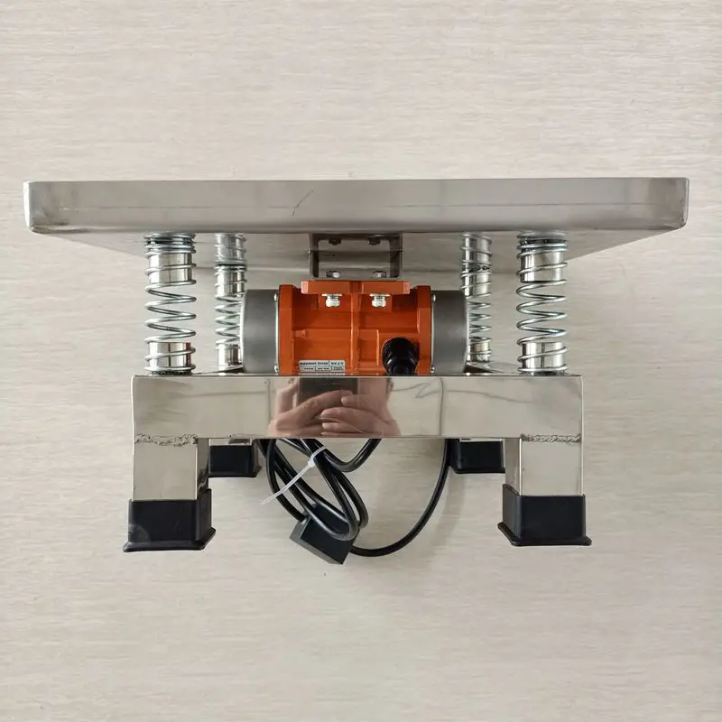 35*35Cm beton wibrujący stół wibracyjny stanowisko testowe blok testowy platforma wibracyjna stal nierdzewna Mini wibrujący stół 3000 obr./min