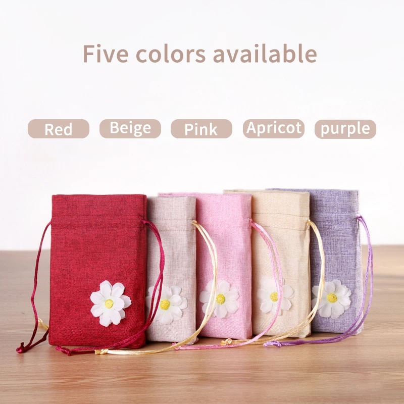 2 Pieces / Lot Perfume Bag Wardrobe Pendant Perfume Bag Cotton Hemp Perfume Bag Packaging Bag Empty Bag Jewelry Storage Bag