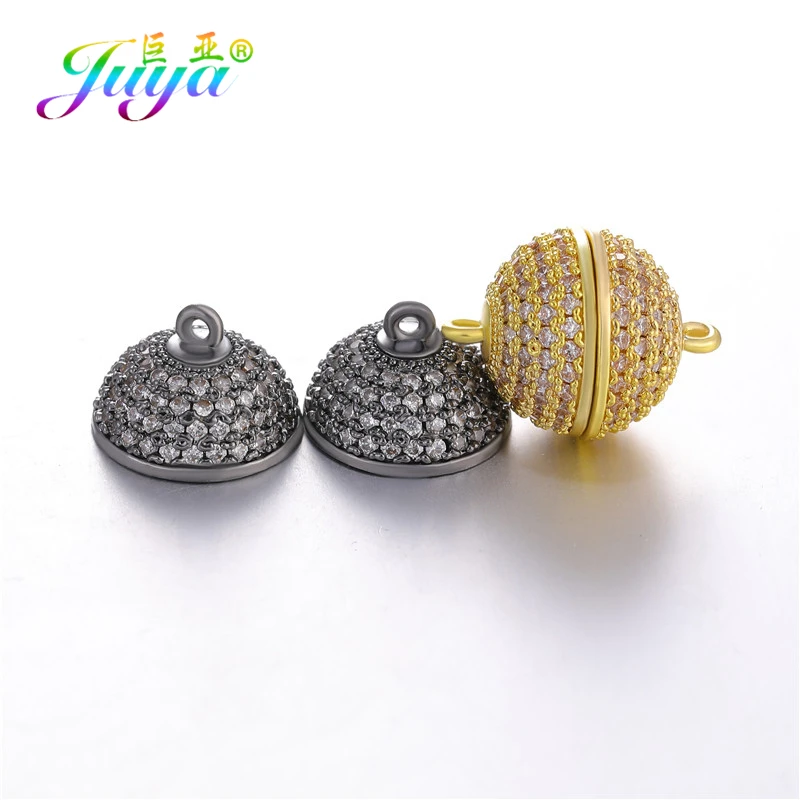 Juya DIY Fastener Hooks Supplies Handmade Connector Magnet Clasps Accessories For Needlework Pearls Beads Jewelry Making