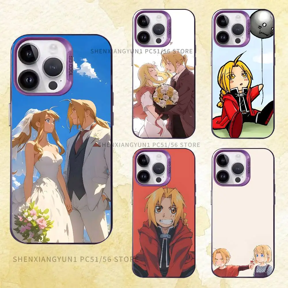 

Anime E-Elric W-Winry Phone Case For IPhone 17 16e 16 15 14 13 12 Pro Max X XS MAX Back Cover