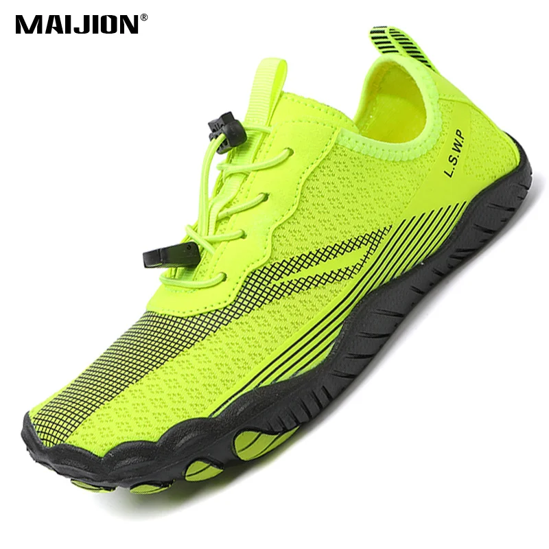 Barefoot Beach Wading Sneakers Unisex Breathable Quick Dry Aquatic Shoes Light Non-slip Water Sports Shoes for Surfing Boating