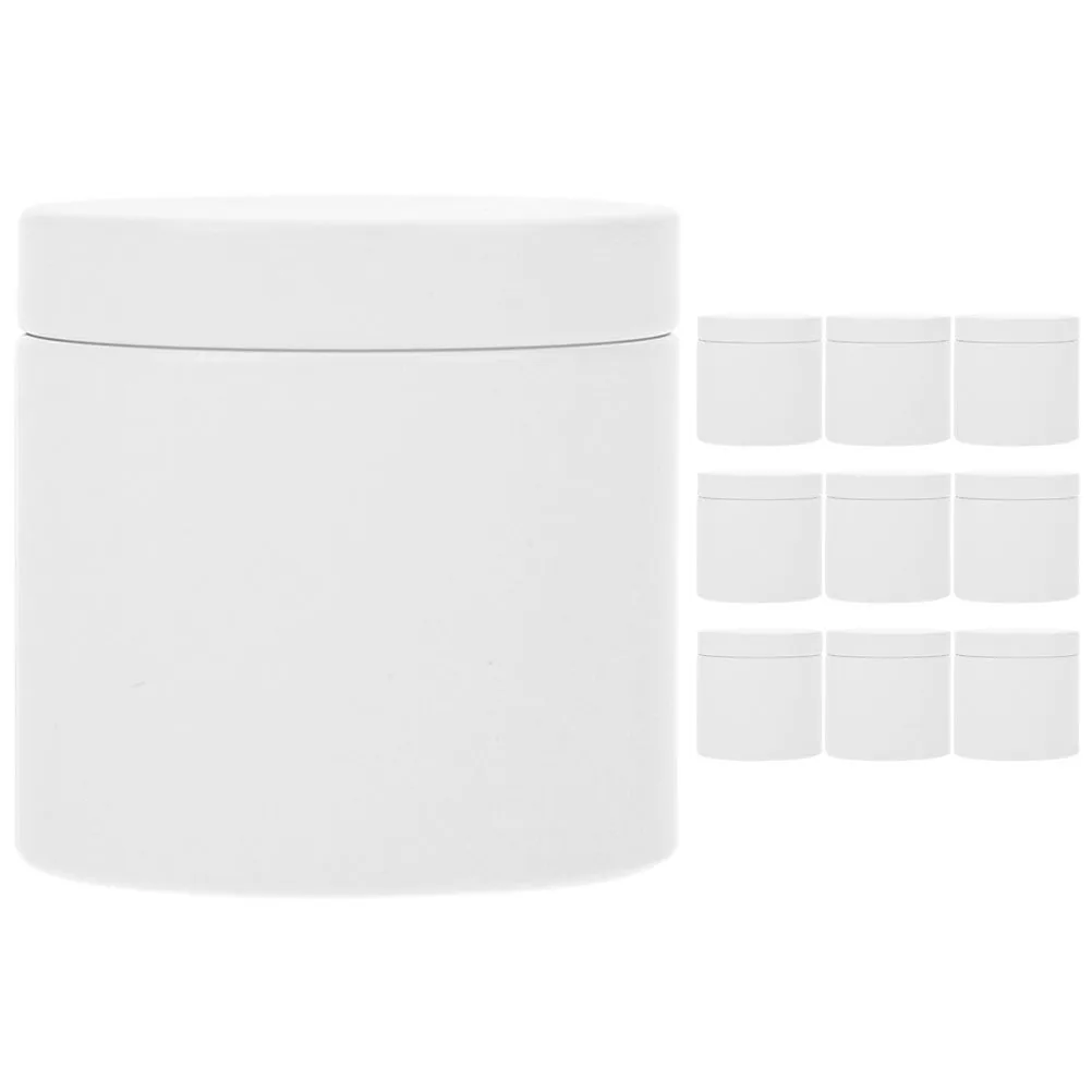 

10Pcs Airtight Tinplate Storage Jars Sealed Containers for Tea Coffee Candy Household Snacks Tea Jar Storage Holder