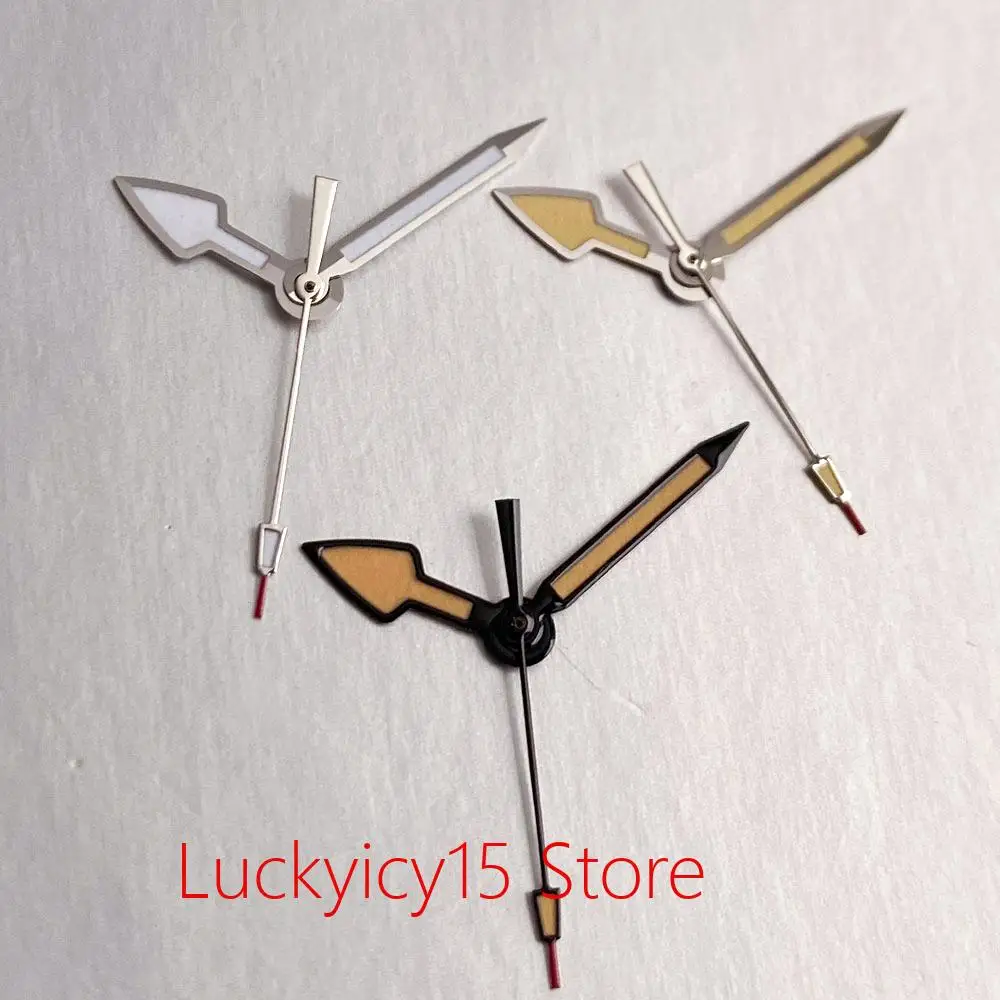 Silver Watch Hands Needles for NH35 NH36 ST2130 ETA2824 DG2813 3804 Miyota 8215 8205 821A Movement Watch Parts Luminous Marks
