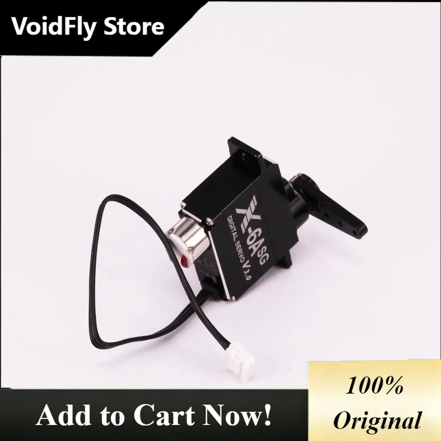 VoidFly ​​BLUEARROW Blue Arrow Metal Enclosure Full Steel Gears Digital Servo X-6A SG V3.0​ PWM 5-8.4V 3.2-5.5 KGF.CM
