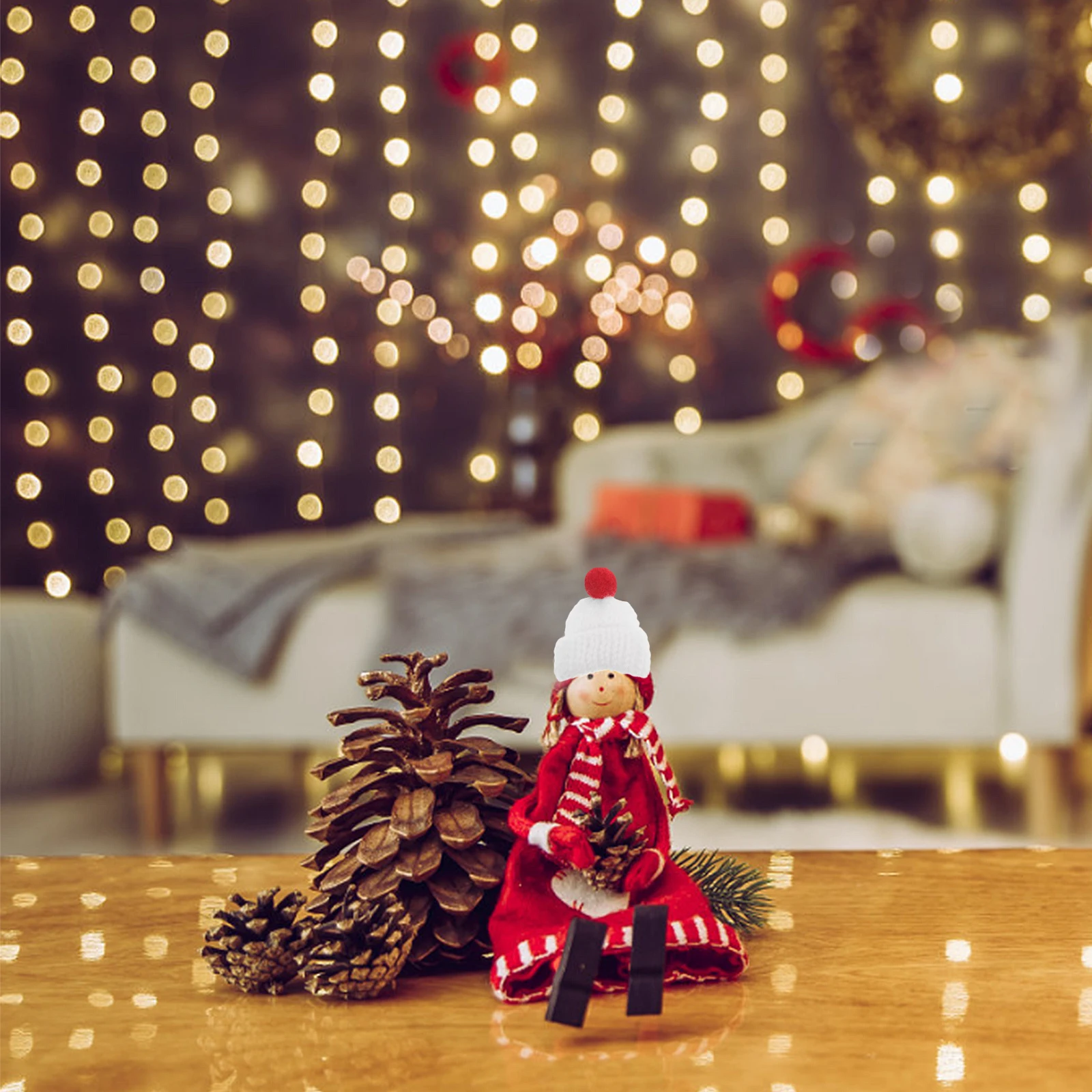 

12 шт. мини-шляпа Санта-Клауса Craft Het Baby Navy аксессуары ручной работы пряжа Diy Child