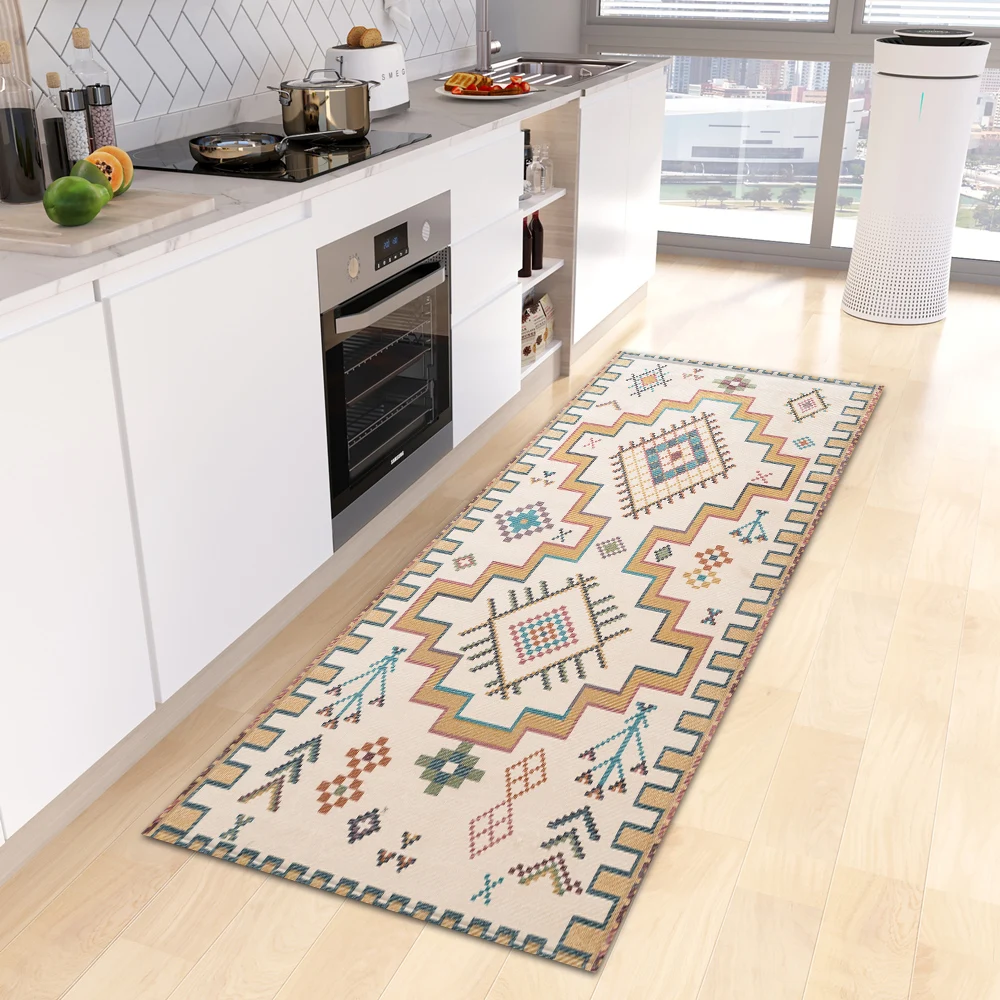 Nordic Kitchen Rug Entrance Doormat Living Room Balcony Door Decor Carpet House Bedroom Floor Bathroom Hallway Non-Slip Foot Mat