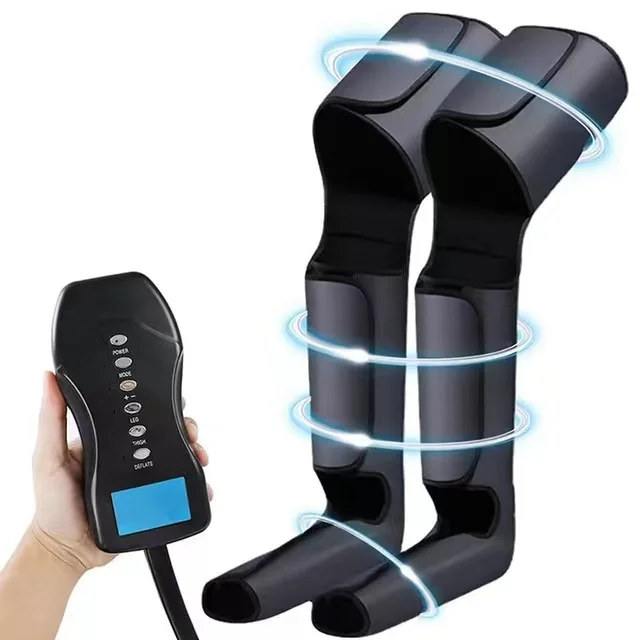 Rechargeable Air Compression Foot Leg  Circulation Exerciser Full Therapy Shiatsu Calf Thigh  for Pain Relief